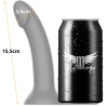 Mythology Rune Majestic S junto a una lata para comparar tamaño, 15,5 cm