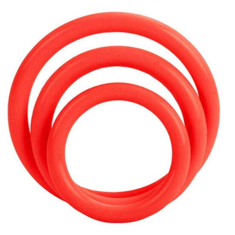 Calex set tres anillas erección rojo Calex set tres anillas erección rojo