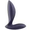 Satisfyer Power Plug negro de silicona con base ancha