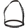 California exotics - euphoria arnés hatler con hebilla talla grande negro - 4