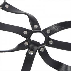 Subblime - arnés de cuerpo correas ajustable cuero negro talla única