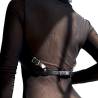 Subblime - arnés de pecho cuero negro talla única - 3