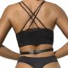 Subblime - arnés de pecho cadenas cuero negro talla única - 3