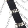 Subblime - arnés de pecho cadenas cuero negro talla única - 6