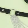 Subblime - cinturon de cadenas cuero negro talla única - 5