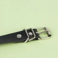 Subblime - cinturon de cadenas cuero negro talla única