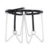 Subblime - cinturon de cadenas anillas cuero negro talla única - 4