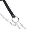 Subblime - cinturon de cadenas anillas cuero negro talla única - 5