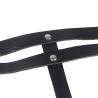 Subblime - cinturon de cadenas anillas cuero negro talla única - 7
