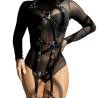 Subblime - arnés cuerpo entero con hebillas cuero negro talla única - 1