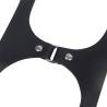 Subblime - arnés cuerpo entero con hebillas cuero negro talla única - 7