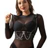 Subblime - arnés forma corset detalle cadenas talla única - 1