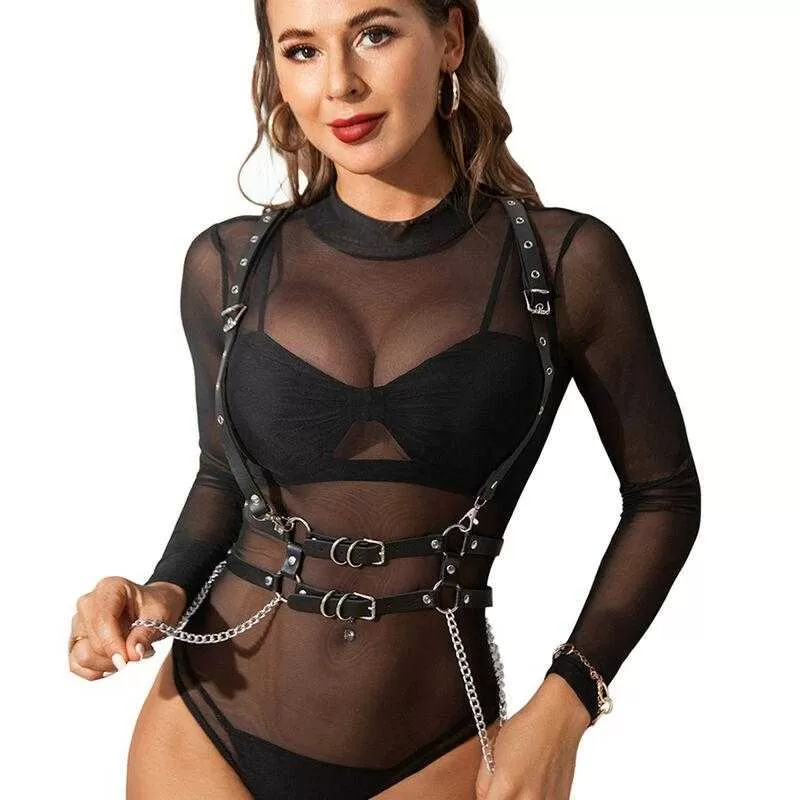 Subblime - arnés con tirantas detalle cadenas talla única