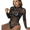 Subblime - arnés cuerpo entero estrella detalle cadena talla única - 2