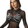 Subblime - arnés sujetador y collar con cadenas talla única - 1