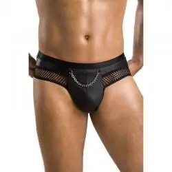Passion 030 slip abierto tom negro s/m - - 3