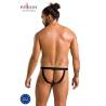 Slip open Ben Passion 044 con cordón, modelo de espaldas