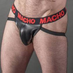 Macho - mx25rc jock cuero rojo - - 2