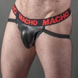 Macho - mx25rc jock cuero rojo s - - 2