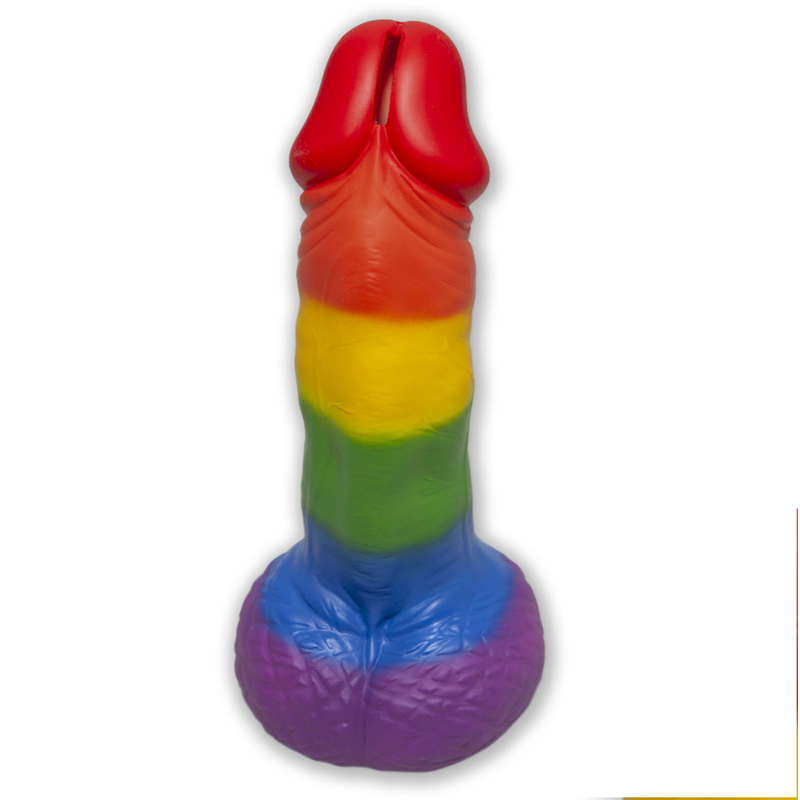 Pride - hucha bandera lgbt /es/pt/en/fr/it/