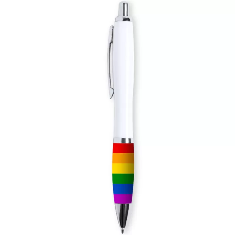 Pride - boligrafo blanco bandera lgbt