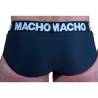 Slip Macho MS30NG negro, vista trasera