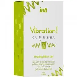 Intt - potente estimulante íntimo gel vibrador liquido caipirinha 15 ml