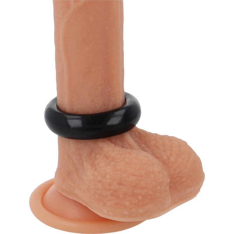 Powering super flexible y resistente anillo pene 3.8cm pr04 negro