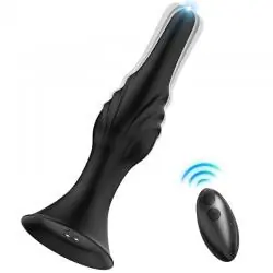 Armony - vibrador & plug anal control remoto negro