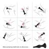 Armony - vibrador & plug anal control remoto negro - 2