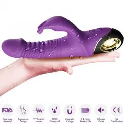 Armony - zing dildo vibrador rabbit violeta Armony - zing dildo vibrador rabbit violeta