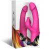 Armony - meteror dildo vibrador rabbit rotador fucsia - 5