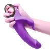 Armony - meteror dildo vibrador rabbit rotador violeta - 4