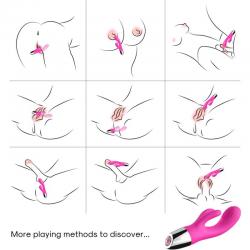 Armony - vibrador rabbit fucsia