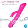 Armony - dildo vibrador rabbit silicona fucsia - 3