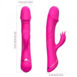 Armony - dildo vibrador rabbit silicona fucsia Armony - dildo vibrador rabbit silicona fucsia