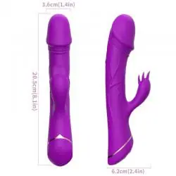 Armony - dildo vibrador rabbit silicona violeta Armony - dildo vibrador rabbit silicona violeta
