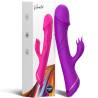 Armony - dildo vibrador rabbit silicona violeta - 6