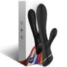 Armony - vibrador rabbit silicona negro - 4