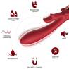 Armony - elk vibrador rabbit curvo red - 1