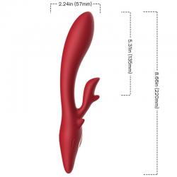 Armony - elk vibrador rabbit curvo red