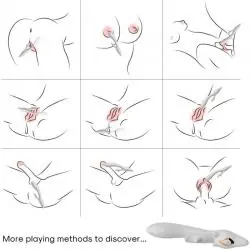 Armony - elk vibrador rabbit curvo red