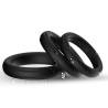 Armony - triple anillo silicona negro - 2