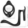 Armony - tail anillo doble anal negro - 2
