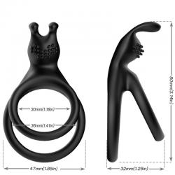 Armony - tensy anillo doble rabbit luminoso