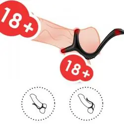 Armony - treasure anillo doble anal negro