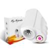Mini masturbador Armony blanco con bala vibradora y su caja