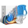Armony - masturbator dedal & vibrador azul degradado - 4