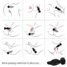 Armony - vibrador & plug anal control remoto color negro - 2