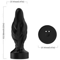 Armony - vibrador & plug anal control remoto color negro -  - 4